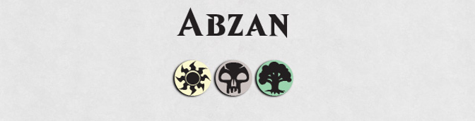 Abzan Cards I Own (Standard, Take 2)