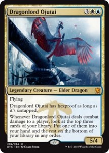 This card, especially, has been dancing in my heads like the sugar plums are supposed to these days. Maybe that'll be my big break. The Nutcracker staring Dragonlord Ojutai.