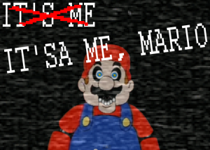 It's a me, Mario!  I'd like to play a game with you, Shawn.  You may notice that your hands and feet are bound together with cuffs and chains.  The key is hidden somewhere in that room.  You have 2 hours until the vents open and release a poisonous gas.  Good luck.
