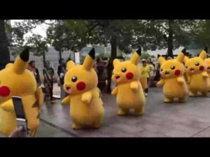 Must catch them all. The Pikachus command it. Must put them all in a basket and apply lotion. The Pikachus command it.